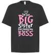 Футболка Оверсайз Big sister Boss Черный фото