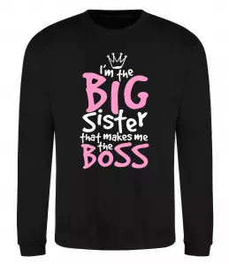 Свитшот Big sister Boss Черный фото