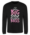 Світшот Big sister Boss Чорний Світшот Big sister Boss Чорний фото