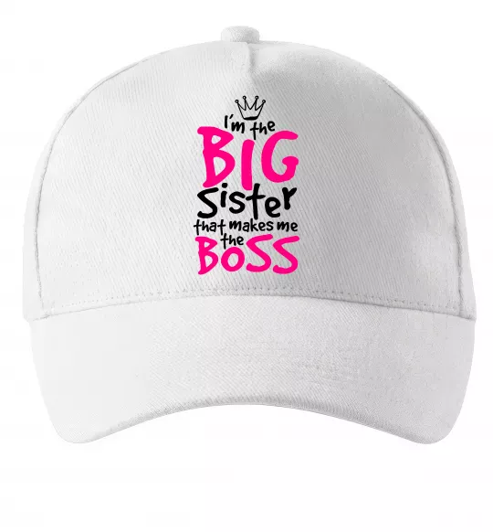 Кепка Big sister Boss Белый фото