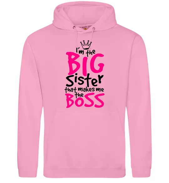 Жіноча толстовка (худі) Big sister Boss Рожевий фото