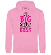 Жіноча толстовка (худі) Big sister Boss Рожевий фото
