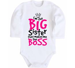 Дитячий бодік Big sister Boss