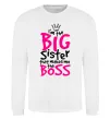 Свитшот Big sister Boss Белый фото