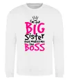 Світшот Big sister Boss Білий Світшот Big sister Boss Білий фото