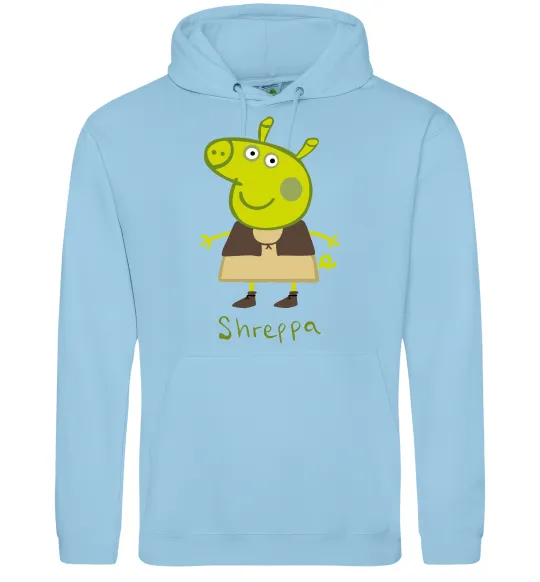 Мужская толстовка (худи) Shreppa Голубой фото
