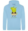 Мужская толстовка (худи) Shreppa Голубой фото