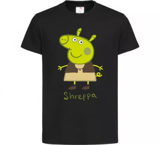 Дитяча футболка Shreppa Чорний фото