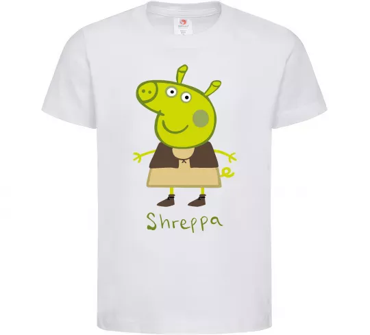Дитяча футболка Shreppa Білий фото