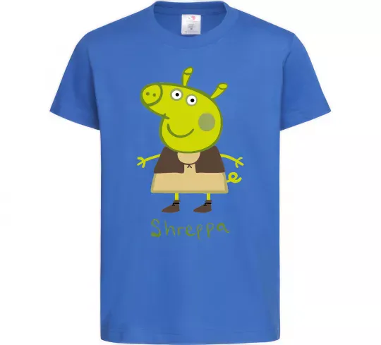 Дитяча футболка Shreppa Яскраво-синій фото