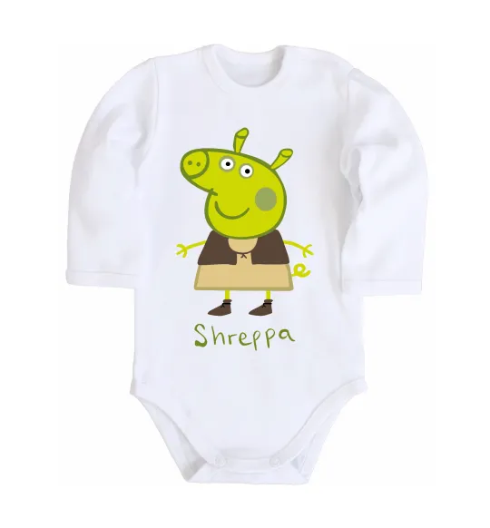 Детский боди Shreppa Белый фото