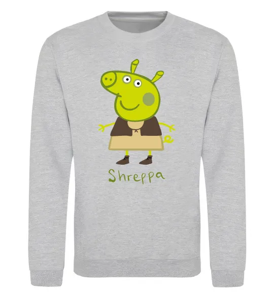 Свитшот Shreppa Серый меланж фото