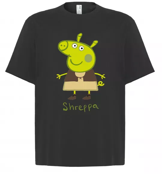 Футболка Оверсайз Shreppa Чорний фото
