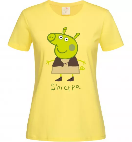 Женская футболка Shreppa Лимонный фото
