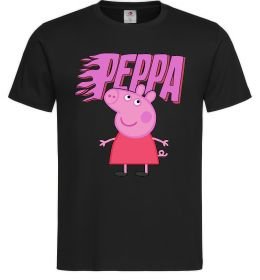 Мужская футболка Peppa вогняний напис