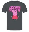 Мужская футболка Peppa вогняний напис Графит фото