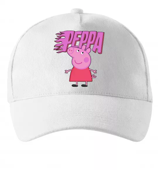 Кепка Peppa вогняний напис Белый фото