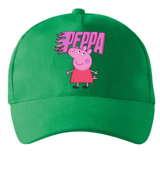 Кепка Peppa вогняний напис Зеленый фото