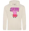 Мужская толстовка (худи) Peppa вогняний напис Таш фото