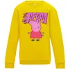 Дитячий світшот Peppa вогняний напис Сонячно жовтий фото