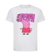Дитяча футболка Peppa вогняний напис Білий фото