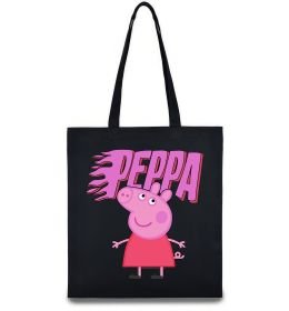 Эко-сумка Peppa вогняний напис