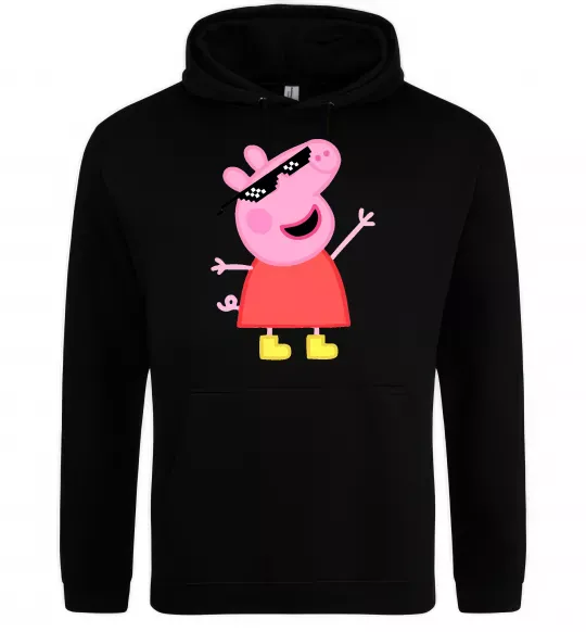 Жіноча толстовка (худі) Peppa swag Чорний фото