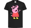 Детская футболка Peppa swag Черный фото