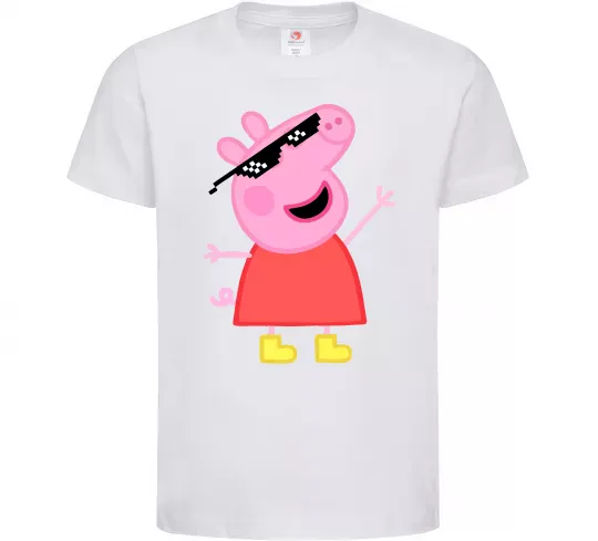 Детская футболка Peppa swag Белый фото