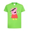 Дитяча футболка Peppa swag Лаймовий фото