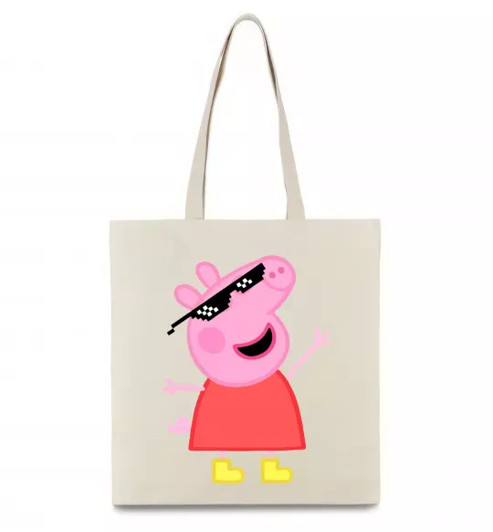 Еко-сумка Peppa swag Бежевий фото