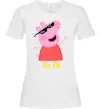 Женская футболка Peppa swag Белый фото