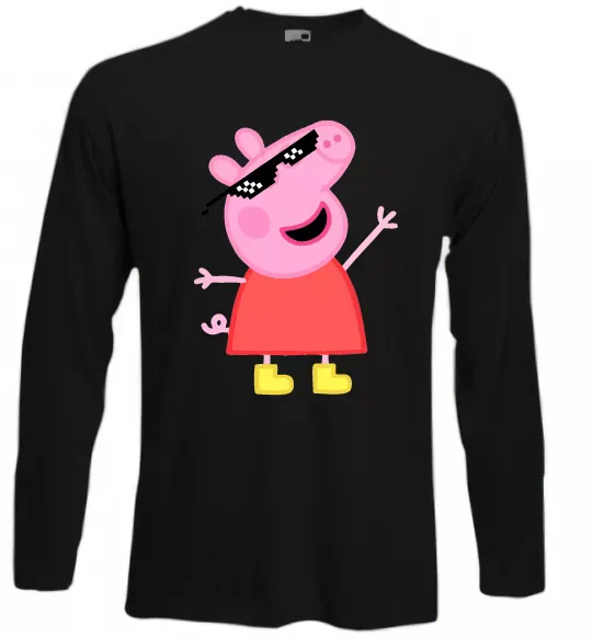 Лонгслів Peppa swag Чорний фото