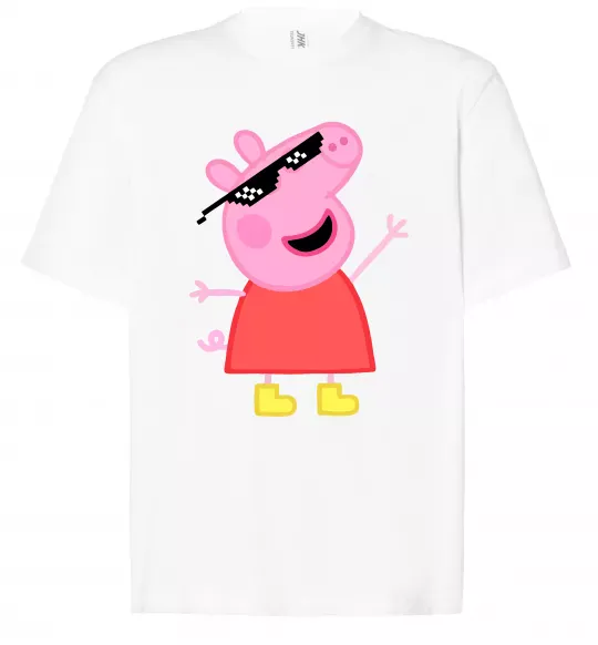 Футболка Оверсайз Peppa swag Белый фото