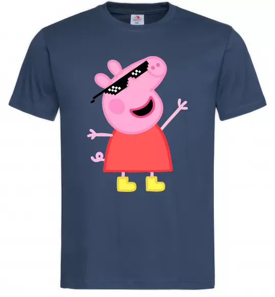 Мужская футболка Peppa swag Темно-синий фото
