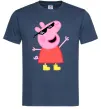 Мужская футболка Peppa swag Темно-синий фото