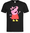 Мужская футболка Peppa swag Черный фото