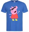 Мужская футболка Peppa swag Ярко-синий фото