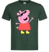 Мужская футболка Peppa swag Темно-зеленый фото
