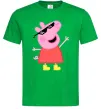 Мужская футболка Peppa swag Зеленый фото
