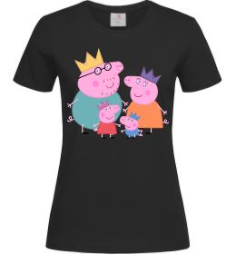 Жіноча футболка Peppa family