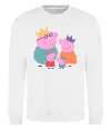 Свитшот Peppa family Белый фото
