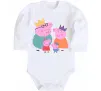 Детский боди Peppa family Белый фото