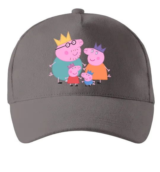 Кепка Peppa family Серый фото