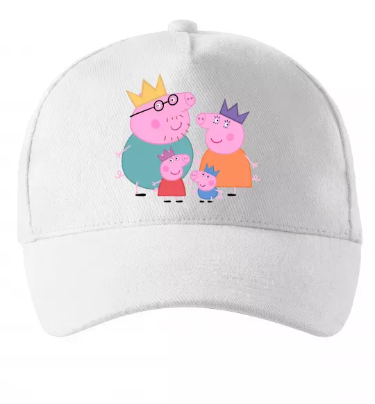 Кепка Peppa family Белый фото