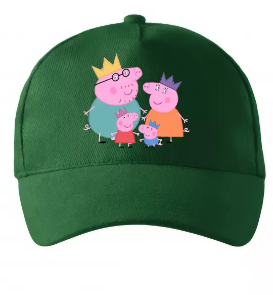 Кепка Peppa family Темно-зеленый фото