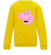 Детский Свитшот Peppa face Солнечно желтый фото