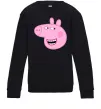 Детский Свитшот Peppa face Черный фото