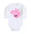 Детский боди Peppa face Белый фото