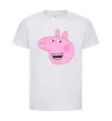 Дитяча футболка Peppa face Білий фото